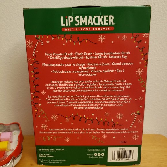 Hello Kitty Lip Smacker Tin Can Set + Lip Smacker Brush Set - Picture 3 of 10
